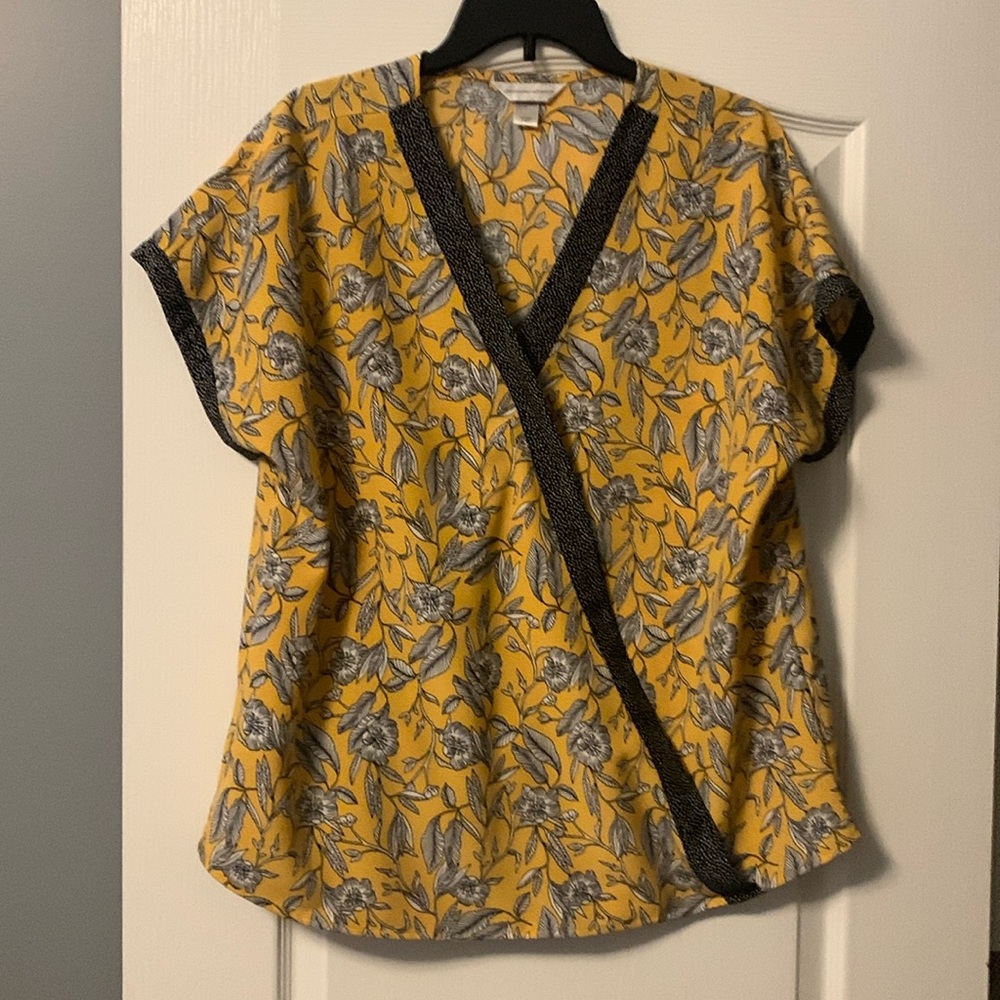 Christopher and Banks short sleeve blouse